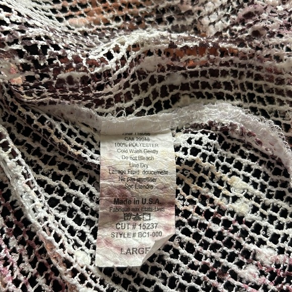 Jess & Jane - oversized artsy abstract patterned women’s top - size L - Picture 7 of 7